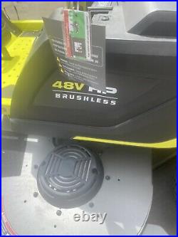 RYOBI 48-Volt Brushless 54 in. 115 Ah Battery Electric Riding Zero Turn Mower