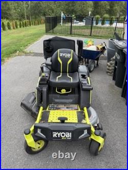 RYOBI 80V Battery HP Brushless 42 in Zero-Turn Riding Mower Z42Li with Bag