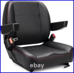 Reliable Backhoe Seat with Armrest and Safety Belt