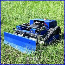 Remote Control Lawn Mower Grass Shredder Zero Turn Tracked Lawnmower Snow Shovel