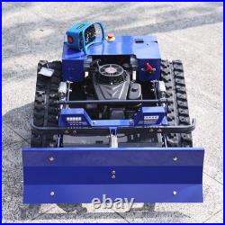 Remote Control Lawn Mower Grass Shredder Zero Turn Tracked Lawnmower Snow Shovel