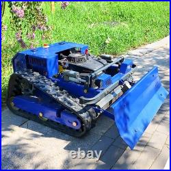 Remote Control Lawn Mower Grass Shredder Zero Turn Tracked Lawnmower Snow Shovel