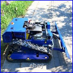 Remote Control Lawn Mower Grass Shredder Zero Turn Tracked Lawnmower Snow Shovel