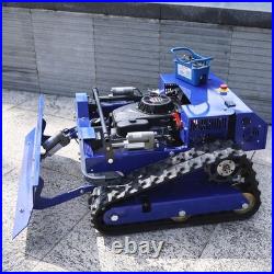 Remote Control Lawn Mower Grass Shredder Zero Turn Tracked Lawnmower Snow Shovel