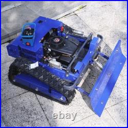 Remote Control Lawn Mower Grass Shredder Zero Turn Tracked Lawnmower Snow Shovel