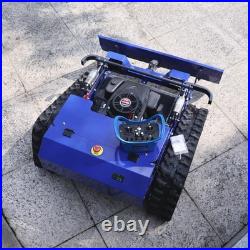 Remote Control Lawn Mower Grass Shredder Zero Turn Tracked Lawnmower Snow Shovel