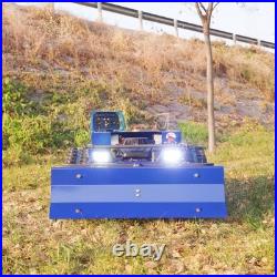 Remote Control Lawn Mower Grass Shredder Zero Turn Tracked Lawnmower Snow Shovel