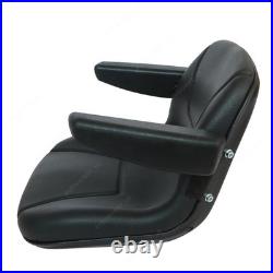 Replacement Low Back Seat Black with Armrests Fits Toro Zero Turn Mower New