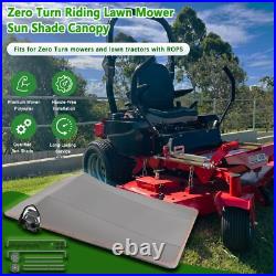Riding Lawn Mower Sun Shade Canopy for Zero Turn Mower & Lawn Tractor with ROPS