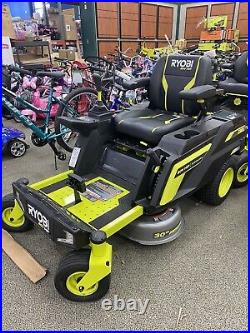 Ryobi 80V Brushless 30 Battery Electric Cordless Zero Turn Riding Mower