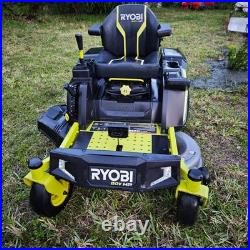 Ryobi 80V HP 42 Zero Turn Electric Riding Mower (1 Battery not work) FOR PARTS