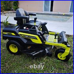 Ryobi 80V HP 42 Zero Turn Electric Riding Mower (1 Battery not work) FOR PARTS
