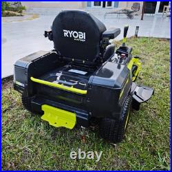 Ryobi 80V HP 42 Zero Turn Electric Riding Mower (1 Battery not work) FOR PARTS