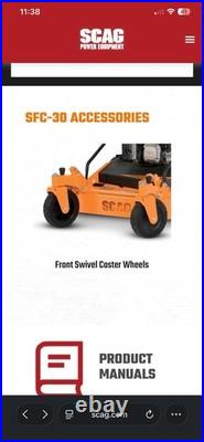 SCAG SFC 30 Commercial Walk Behind Mower