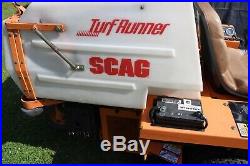 Scag Turf Runner Str With Bagger Zero Turn 48 Cut 696 Hours