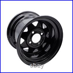Set 2 12x8.5 Wheels Rims Mower Garden Lawn Tractor 12 4 holes 4/4 Zero Turn Rim