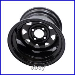 Set 2 12x8.5 Wheels Rims Mower Garden Lawn Tractor 12 4 holes 4/4 Zero Turn Rim