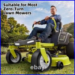 Solid Front Tires for Zero Turn Mower, 2Pack$