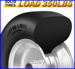 Solid Front Tires for Zero Turn Mower, 2Pack