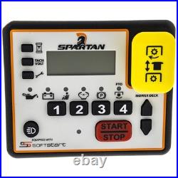 Spartan Mowers 486-0058-00 Control Panel Console Keypad Carb KGZ XD Zero Turn