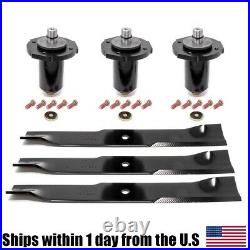 Spindle & Blade Kit for Ariens 60 Cut Max Zoom 59202600 59215400 Zero-Turn