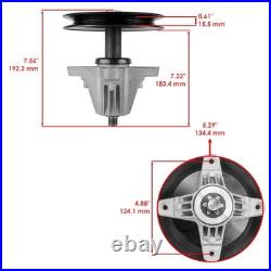 Spindle Pulley Blade & Belt For Cub Cadet RZT-L46 RZT-S46 46 Zero-Turn Mower