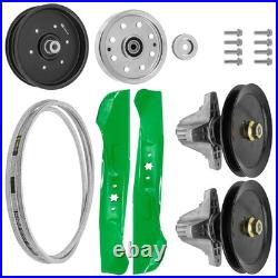 Spindle with Pulley Blade & Belt For Troy-Bilt 17ADCACT066 46 Zero-Turn Mower