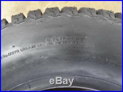 TWO New 24X12.00-12 Deestone D838 Zero Turn Mower Turf Tires 6 ply with free stems
