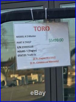 Toro Zero Turn Mower 48
