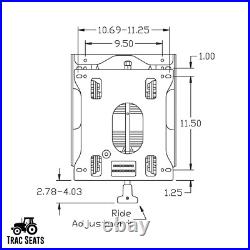 Trac Seats Suspension Kit for Hustler Raptor and Sport Zero Turn Mower