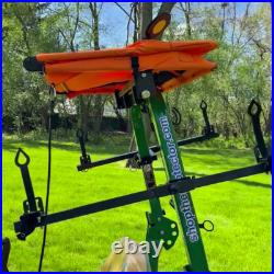 Tractor Canopy Zero Turn Riding Mower Sun Foldable Sunshade ROPS + Tools, Orange