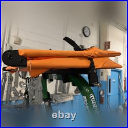Tractor Canopy Zero Turn Riding Mower Sun Foldable Sunshade ROPS + Tools, Orange