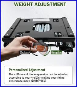 Tractor Seat Suspension Kit Fit for Zero Turn Mower and Tractor WithSlide Track