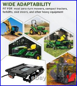 Tractor Seat Suspension Kit Fit for Zero Turn Mower and Tractor WithSlide Track