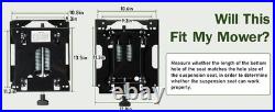 Tractor Seat Suspension Kit Fit for Zero Turn Mower and Tractor WithSlide Track