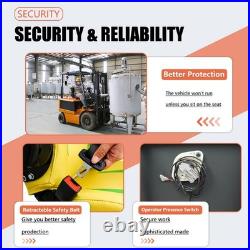 Tractor Zero Turn Mower Seat with Adjustable Safety Belt Armrest Backrest