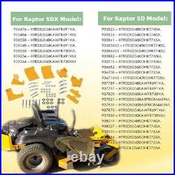 Transmission Hydro Brackets Kit for Hustler Zero Turn Mower Raptor SD/SDX 125255