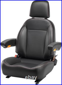 Universal Black Tractor Seat with Belt Armrest for Zero Turn Mower Forklift Dozer Universal Black Tractor Seat with Belt Armrest for Zero Turn Mower Forklift Dozer