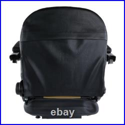 Universal Brown Black Zero-Turn Mower Adjustable Seat fits Several Grasshopper