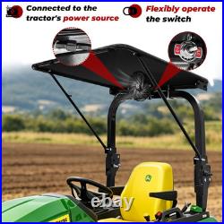 Universal Tractor Canopy with Electric Cooling Fan for ROPS Uv-Resistant Sunsh