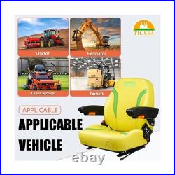 Universal Tractor Seat, Zero Turn Mower Seat with Adjustable Safety Belt Armr Universal Tractor Seat, Zero Turn Mower Seat with Adjustable Safety Belt Armr