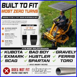 Universal Zero Turn Mower Canopy ROPS 1.5-3 Robust Steel Easy Install