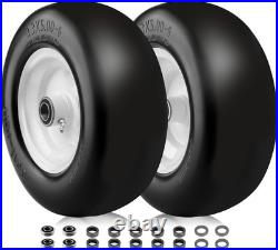 Upgraded 13x5.00-6 Flat Free Zero Turn Mower Tires