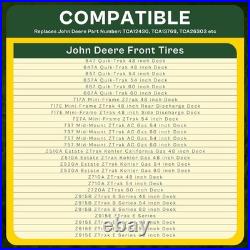 Upgraded 13x5.00-6 Flat Free Zero Turn Mower Tires