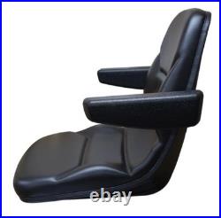 Walker Mower Seat With Armrests Zero Turn High Back Black AGCO Cub Cadet