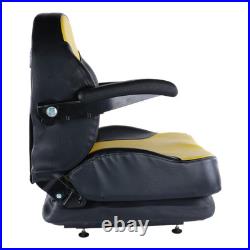 Yellow Black Zero Turn Mower Suspension Seat for John Deere Cub Cadet Hustler