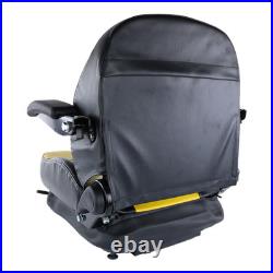 Yellow Black Zero Turn Mower Suspension Seat for John Deere Cub Cadet Hustler
