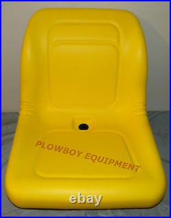 Yellow HIGH BACK SEAT for John Deere Z-Track ZTR F620 F680 Lawn Mower Zero Turn
