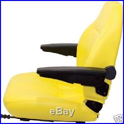 Yellow Seat John Deere F620, F680, F687,717a, 727a, 737,757, Z Trak Ztr Mower #jk