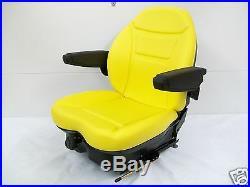 Yellow Suspension Seat Fits John Deere 737, 757, 777 Zero Turn Mowers #hd